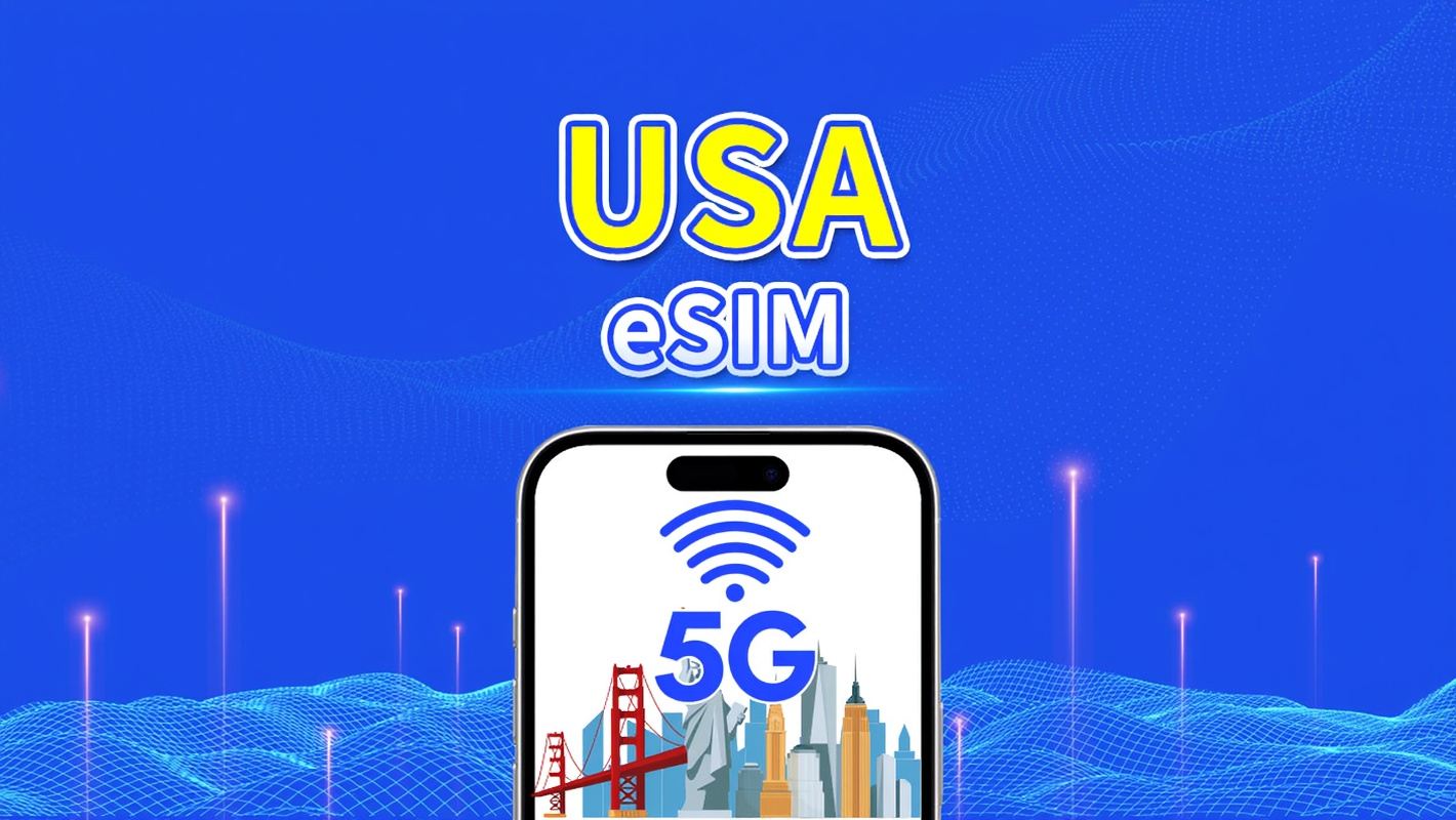 USA eSIM | 5G/4G | Daily/Total Data Package | 1–30 days | 24-Hour Billing | QR code