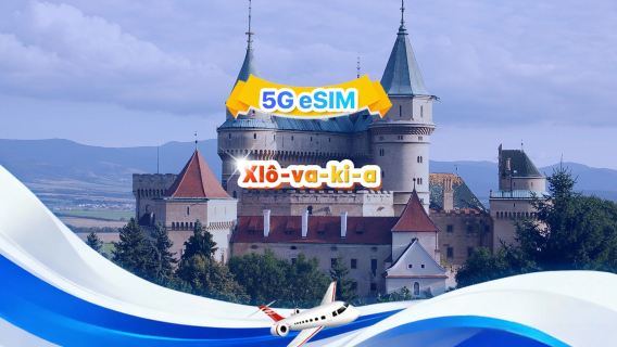 Slovakia 5G eSIM | Tổng gói | Tổng cộng 1GB-30GB | 3-30 ngày | Hệ thống 24 giờ | QR code