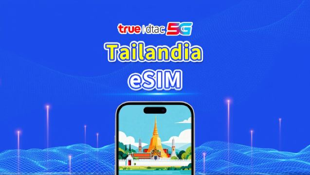 Tailandia truemove 5G eSIM | Paquete de datos total/Datos ilimitados | 1–30 días | Facturación por 24 horas | QR code