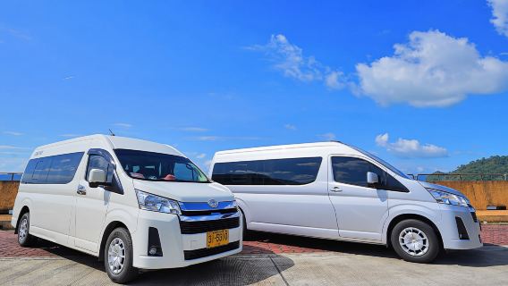 Shared van transfer between Hat Yai city and Pak Bara pier for round-trip to Koh Lipe or Hat Yai international airport (HDY), including door-to-door pickup