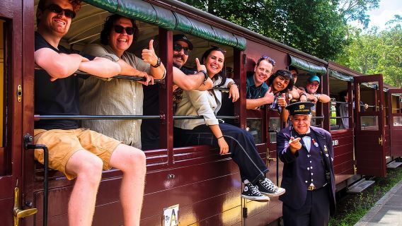 Поездка на паровозе Puffing Billy на полдня