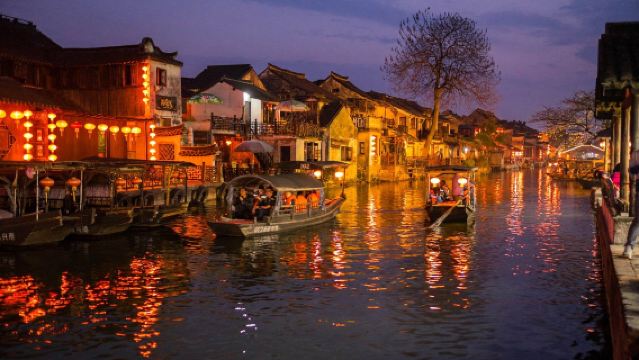 Jiaxing Wuzhen East Scenic Zone + XITANG HISTORIC TOWN OF CHINA + Xitang Night View + Round-Trip Transportation + Live Guide (Double 5A Water Towns · Door-to-Door Pickup · Selected Pure Play Tour)
