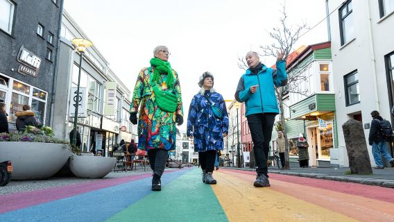 Reikiavik: recorrido turístico a pie con un vikingo