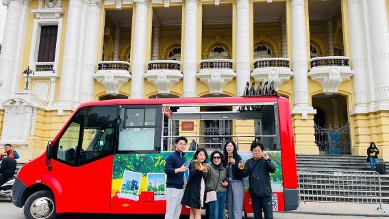 河內獨家精釀啤酒巴士：文化觀光之旅