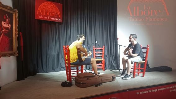Granada: Clase de Flamenco con el Elenco del Tablao La Alboreá