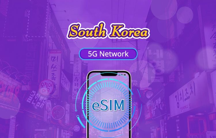 South Korea 5G eSIM | Supports Google Maps / ChatGPT | Daily/Total Data Plans | 24-Hour Billing | 1–30 Days | QR Code
