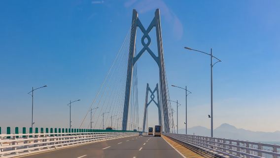 私家小團上門接送|坐車上港珠澳大橋+藍海豚島+海底隧道+午餐