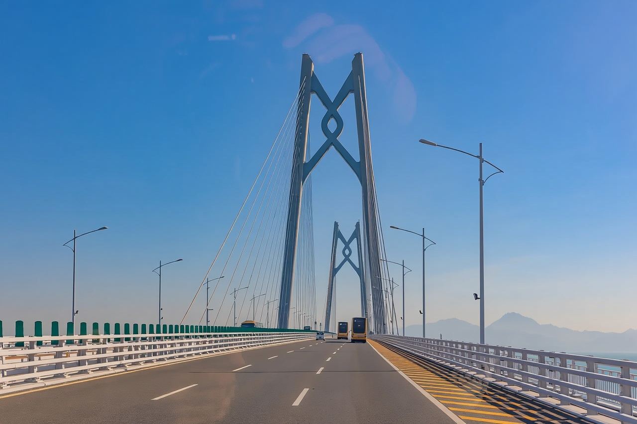 私家小團上門接駁|乘車遊覽港珠澳大橋+藍海豚島+海底隧道