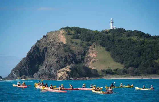拜倫灣皮划艇與海豚之旅