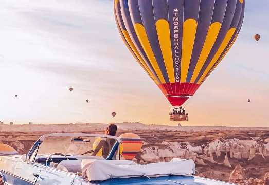 Türkiye Cappadocia hot air balloon ride + Goreme town departure + hotel transfer + breakfast + flight certificate + optional Royal Butterfly