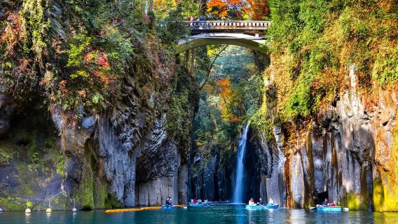 Depart from Fukuoka | Takachiho Gorge Train·Miyazaki Beef Feast·Kyushu Secret Scenic Spots one-day tour