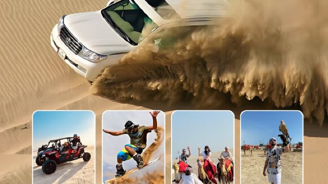 Doha: Luxury Desert Safari, Quad Bike & Sandboarding