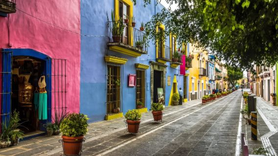 1-day tour of Mexican culture Route C: Angel City Puebla + Piramide Tepanapa