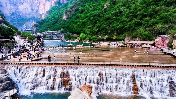 Lawatan Sehari Baoquan Grand Canyon + Cliff Walk [Berlepas dari Zhengzhou, Lawatan Bebas di Taman, Pilihan Hanya Bayaran Pengangkutan]