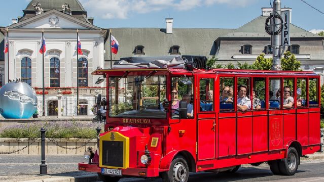 Panoramic Tour in Bratislava by Presporacik Sightseeing Vehicle