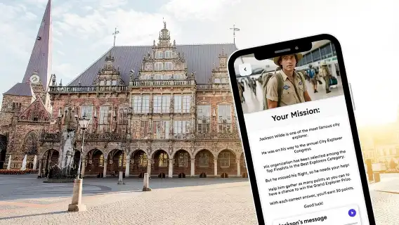 Bremen Exploration Private Game and City Tour on your Phone