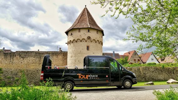 Desde Estrasburgo: Excursión de un día a pueblos medievales y cata de vinos