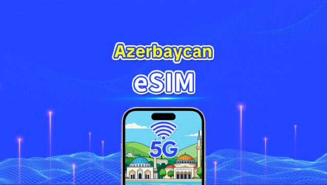 Azerbaycan eSIM | 5G/4G | Yüksek Hızlı İnternet | Günlük Paket/Veri Paketi | 24 Saat | 1-30 Gün | QR Kodu