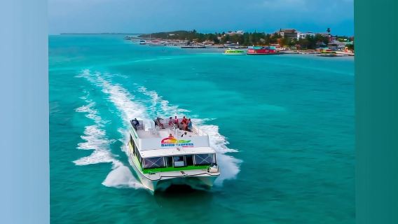 Transfer from Flores Guatemala: to San Pedro Ambergris Belize Bus + Ferry