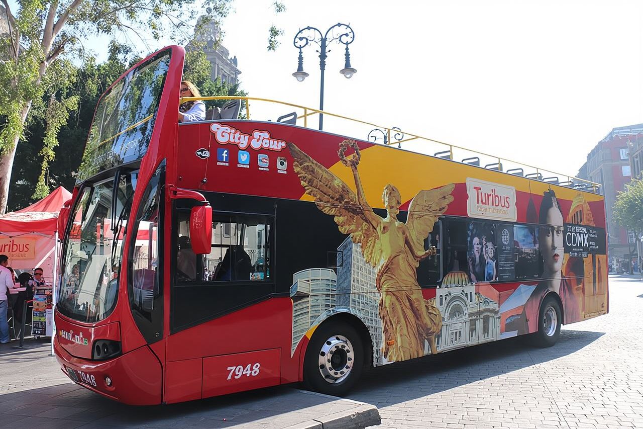 Circuit touristique Turibus à arrêts multiples à Mexico