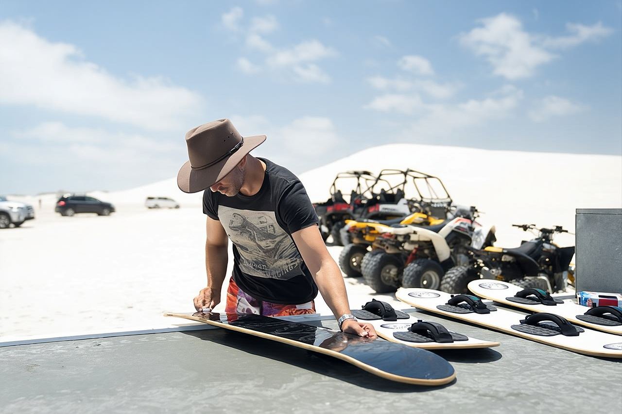 Sandboard Hire: Lancelin Sand Dunes, Australia