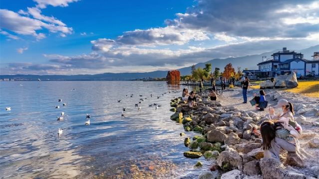 大理環洱海純玩【桃源碼頭S彎+雙廊+喜洲+理想邦】一日遊