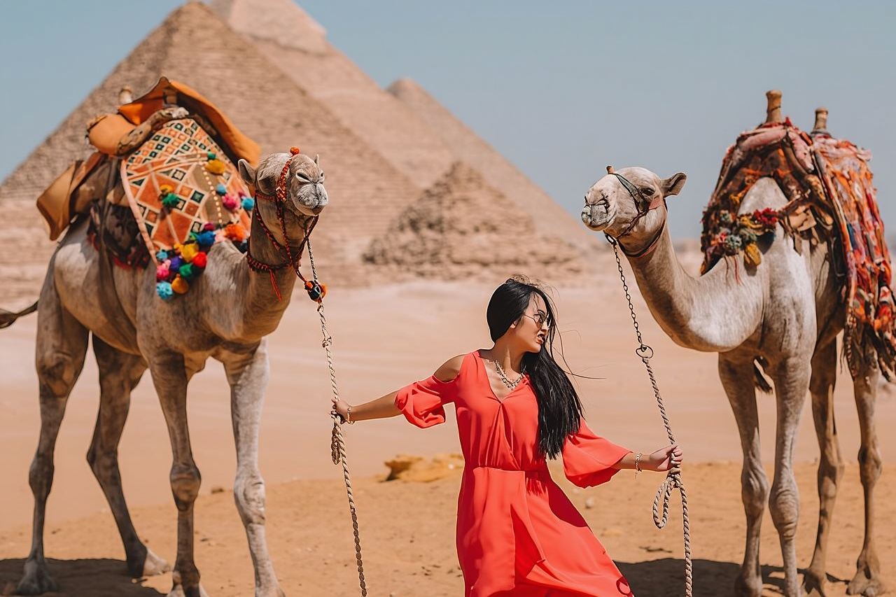 VIPTour Giza pyramids ,Saqqara step pyramids & Memphis Old City