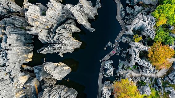 Юньнань, Куньмин: Шилин + озеро Дяньчи [индивидуальный дневной тур|Гид, говорящий на китайском, английском, русском, французском, испанском, японском и корейском языках