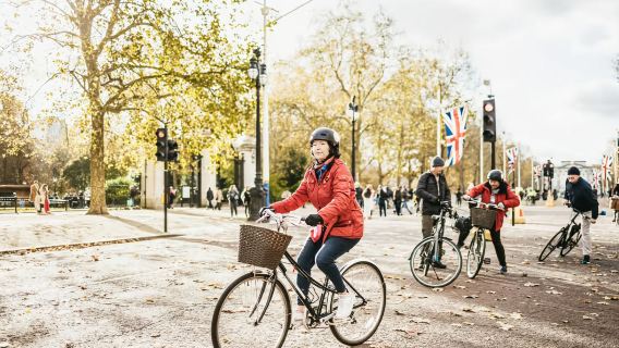 Visita guiada en bicicleta por los parques y palacios de Londres por la mañana