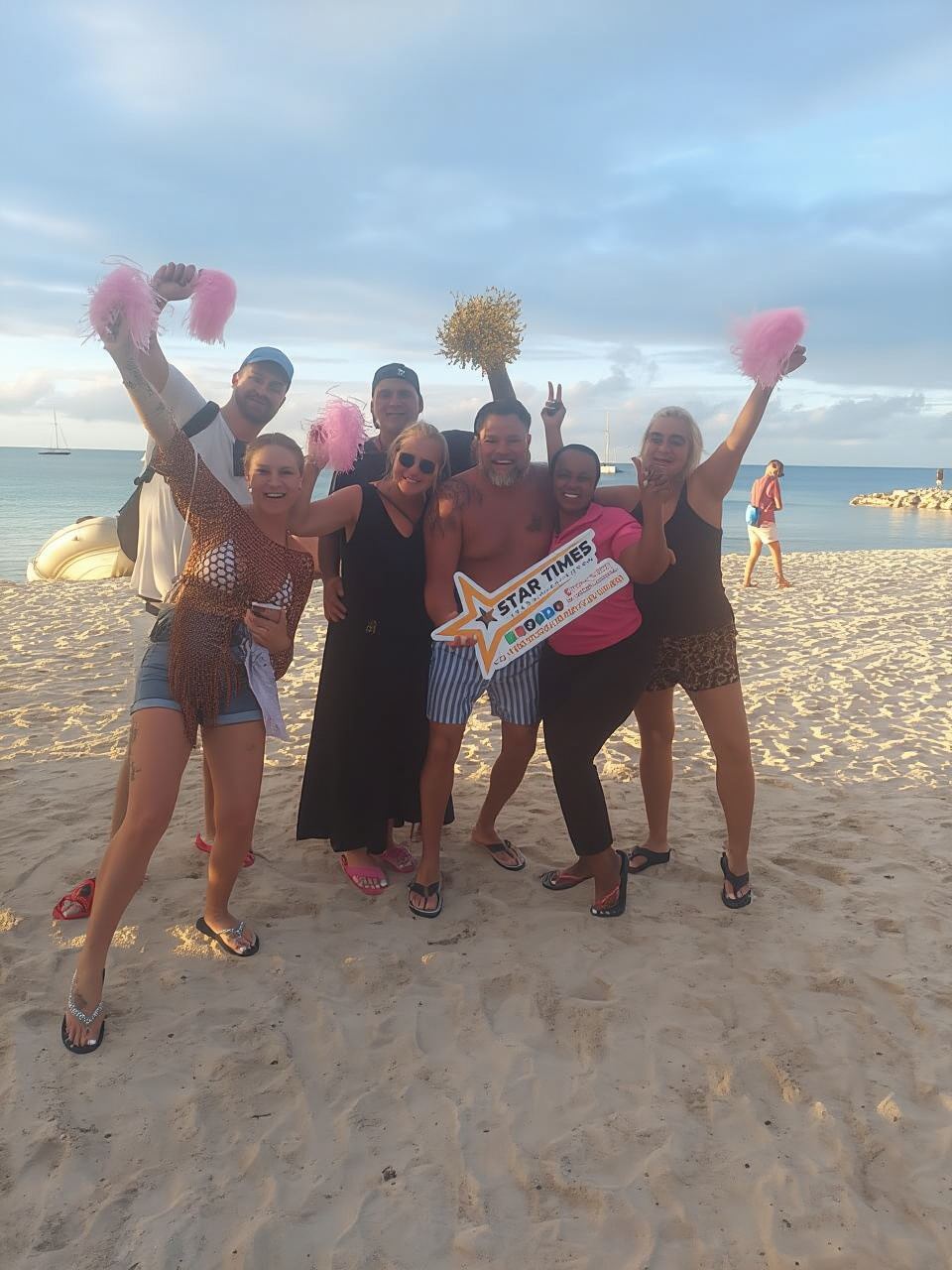 St. John's: Dickenson Bay Beach Transfer Visit Red Telephone