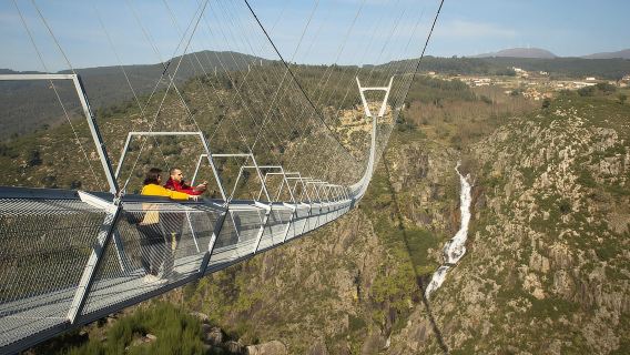 Da Porto: visita guidata al ponte 516 di Arouca e alle passerelle del Paiva