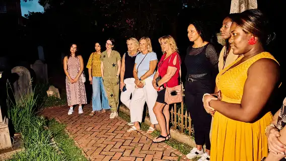 Ghosts of Charleston Night-Time Walking Tour with Unitarian Church Graveyard