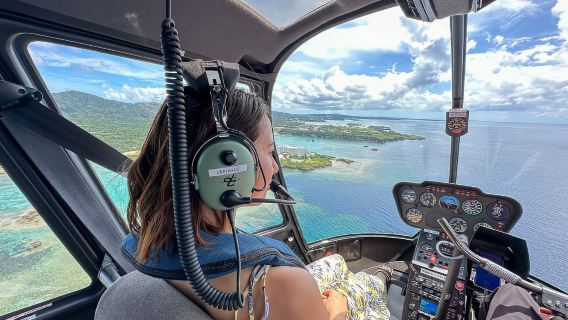 Chuyến bay trực thăng ngắm cảnh tại làng Onna, tỉnh Okinawa (3-20 phút ngắm cảnh từ trên cao, chiêm ngưỡng rừng Yanbaru và vẻ đẹp của tỉnh Okinawa)