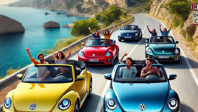 Đi bằng xe cabriolet từ cảng du thuyền Marseille đến Cassis