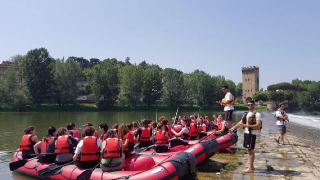 피렌체: 베키오 다리(Pontevecchio Bridge)와 도시 경관 래프팅 크루즈