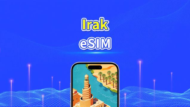 Irak eSIM | 4G | Dagelijks/Totaal Datapakket | 1–30 dagen | 24-Uurs Facturering | QR-code