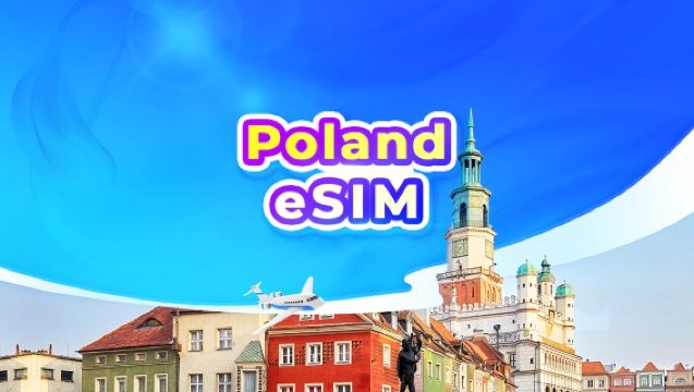 Poland 5G eSIM | Daily package/Data package | 24-hr billing | QR code