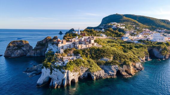 Ponza: Day Trip from Anzio with Boat Tour, Lunch & Snorkel