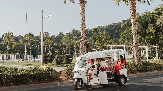 Welcome Tour to Malaga in Private Eco Tuk Tuk