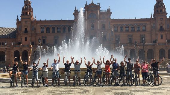 3-stündige geführte Fahrradtour zu den Höhepunkten Sevillas