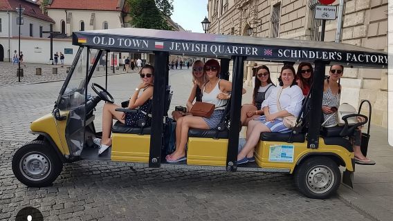 Cracovia: tour guidato della città in golf cart (con prelievo dall'hotel)