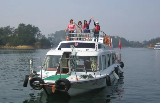 千島湖中心湖區門票+休閒艇票+梅峯島專線【VIP專享】|可選月光島|休閒自由】