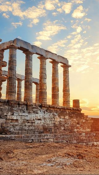 Athens Sunset Tour: Cape Sounion + Temple of Poseidon (English-speaking Group)
