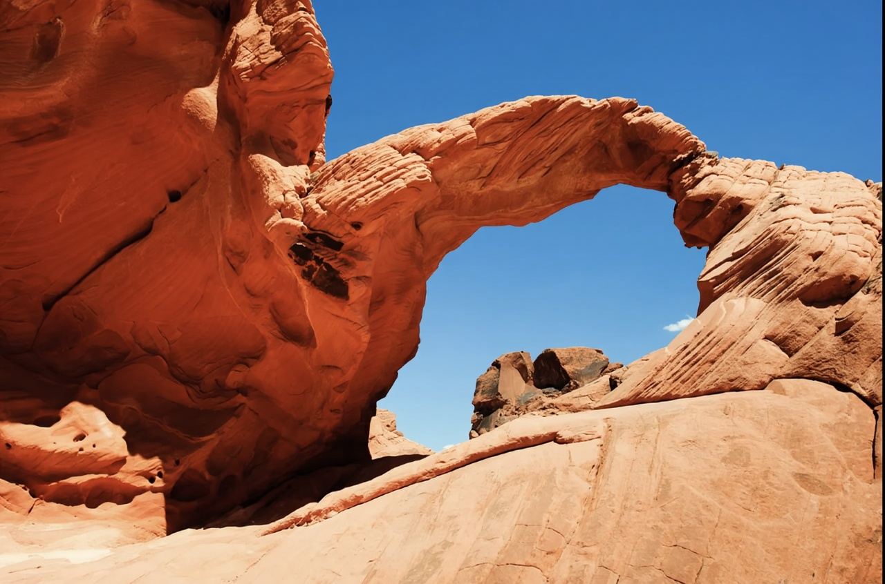 美國拉斯維加斯火焰谷州立公園&七彩石【普通話專車、舒適純淨】