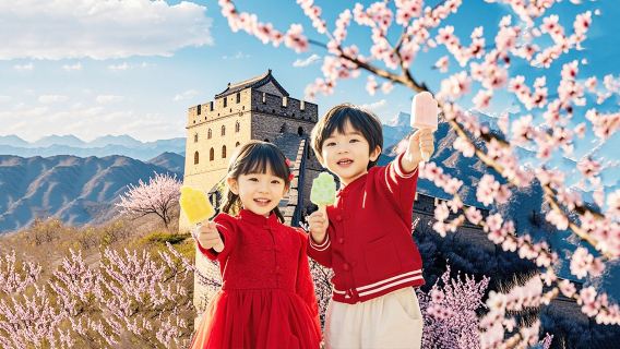 Beijing Badaling Great Wall 1-day tour + Tiananmen Square [Watch flag-raising ceremony ◆ Small group of 25 ◆ Free lunch ◆]