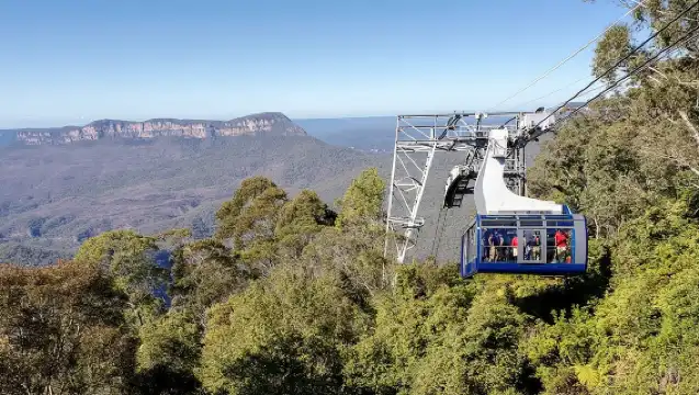從雪梨出發的藍山小團遊，包含風景世界、雪梨動物園和渡輪