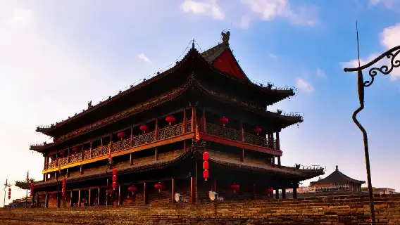 城牆南門單車騎乘體驗+《夢長安》大唐迎賓禮演出（含中/英文導遊）