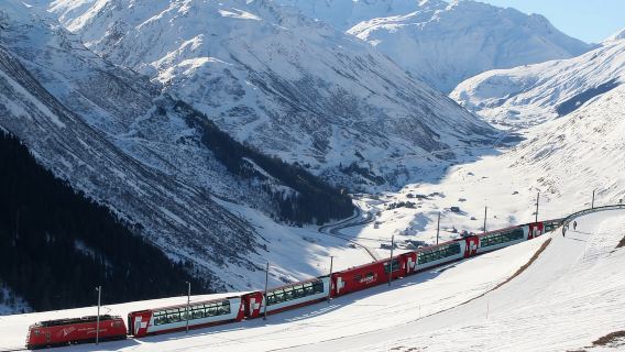 From Milan: Bernina Train and St. Moritz Day Trip