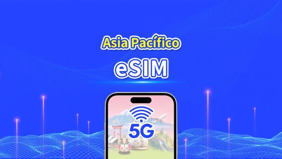Asia Pacífico | 5G/4G | Paquete de datos diario/total | 1–30 días | Facturación 24 horas | Código QR