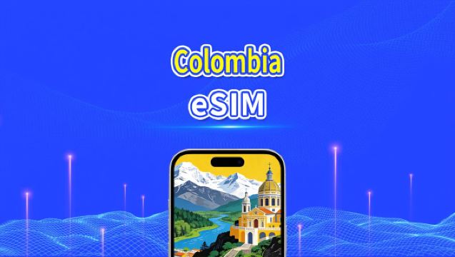 eSIM Colombia | 4G | Paquete de Datos Diario/Total | 1–30 días | Facturación 24 Horas | Código QR